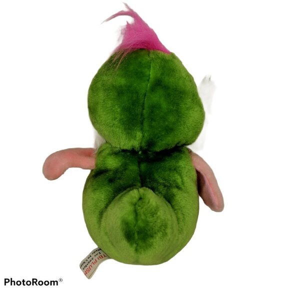 TBI Plush Green Duck Polka Dot Bow Stuffed Animal - Picture 3 of 5